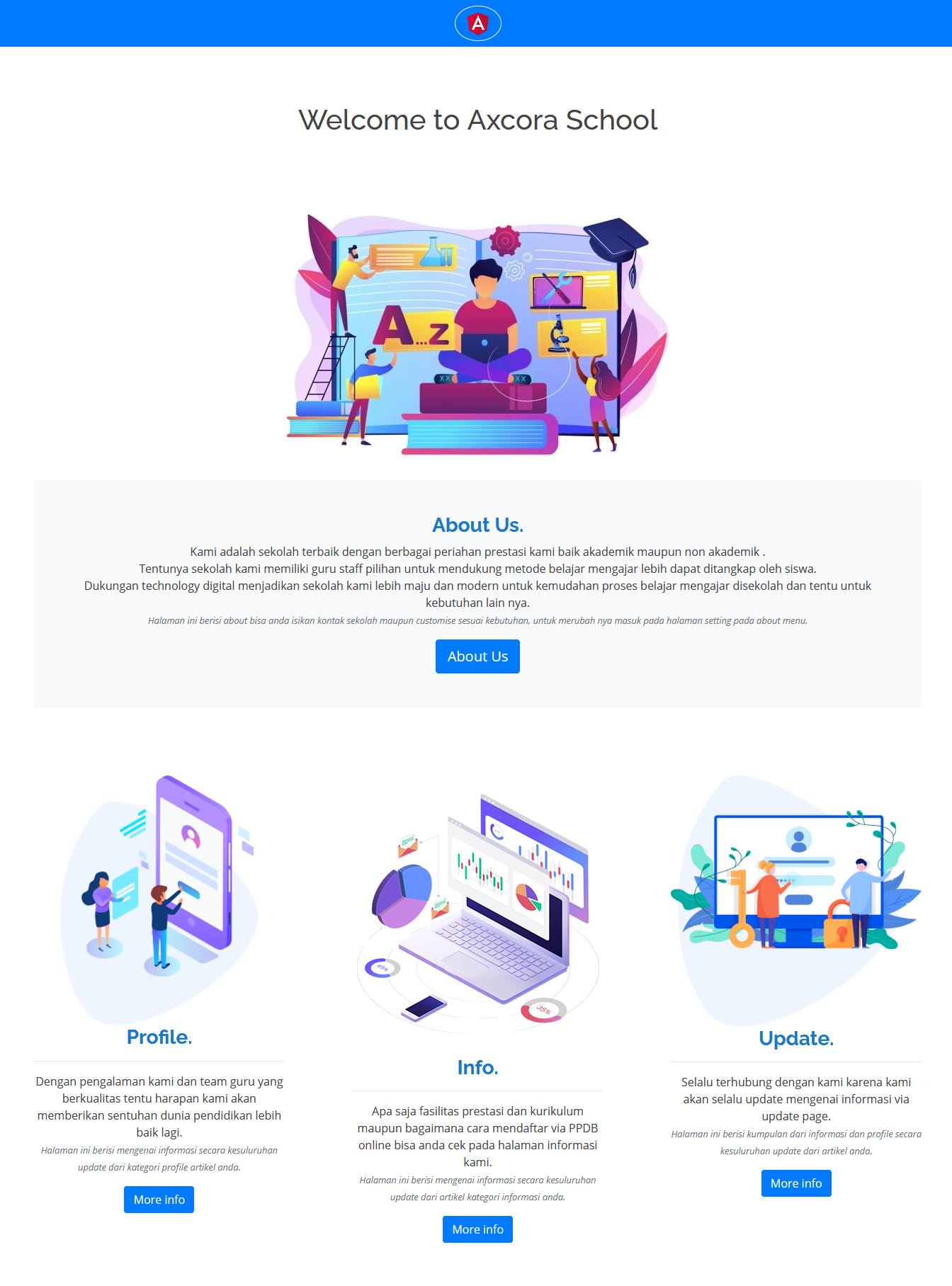 website sekolah murah
